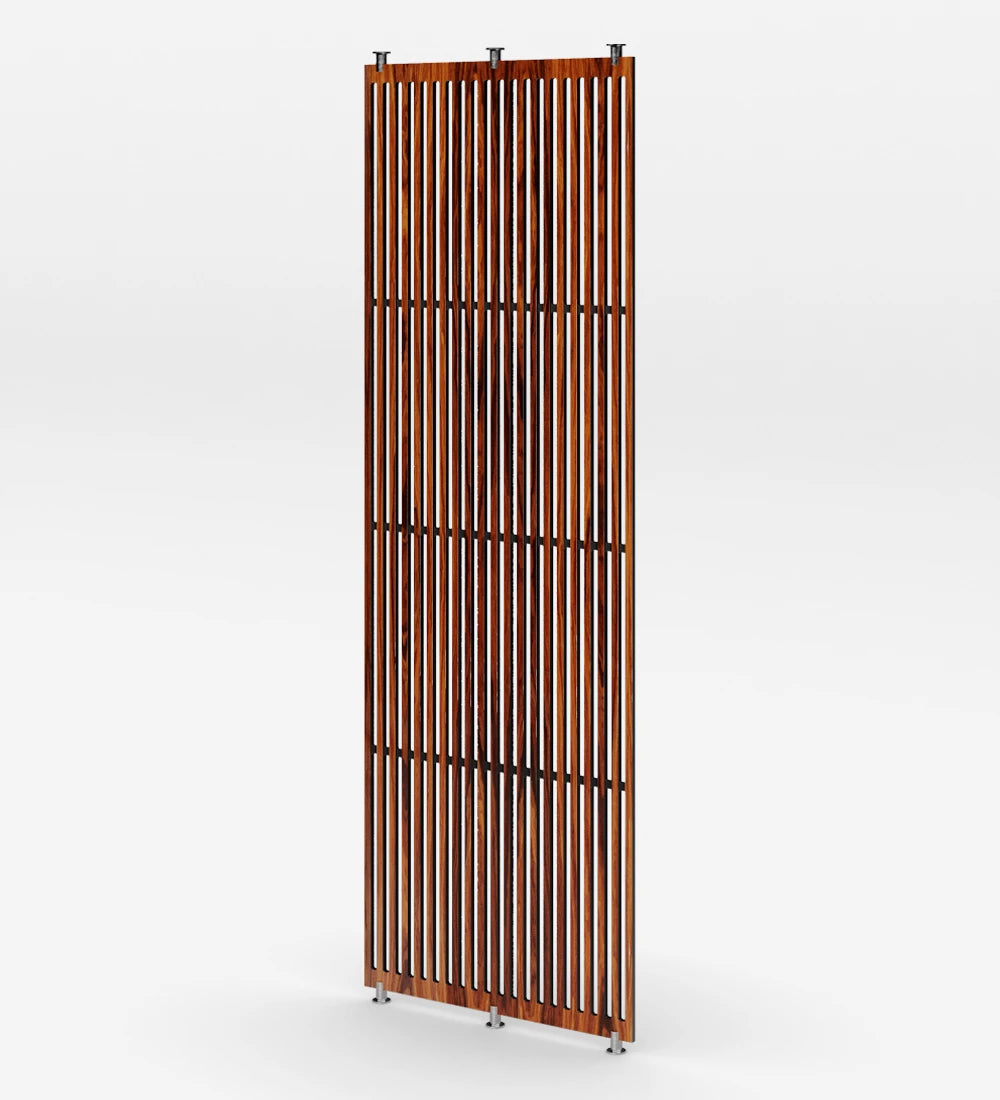 Modern Wooden Slat Partition Panel (Floor-to-Ceiling Divider)